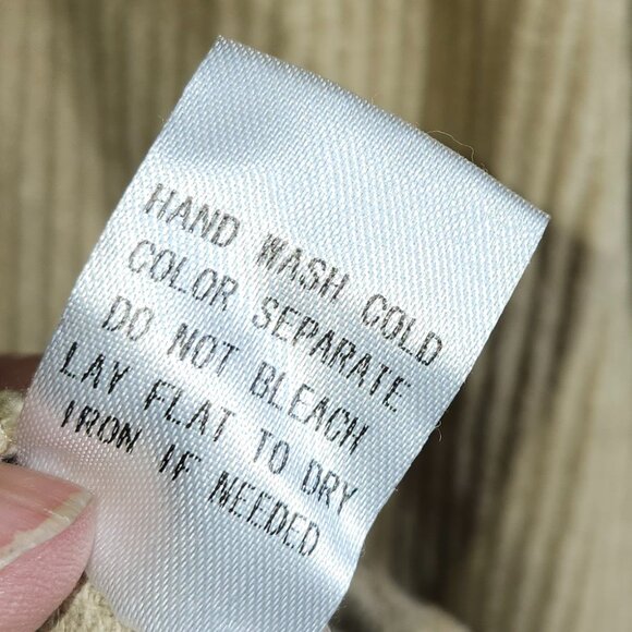 25046&7.  NWT!!  BiBi Corduroy Overalls Beige Sz S  . - Picture 12 of 13